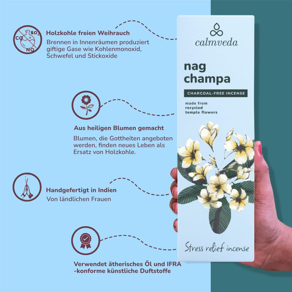 Frankincense Räucherstäbchen Weihrauch mit Myrrh - (80 weihrauch stäbchen) Kirche Räuchern, Recycelte Blüten | Weihrauch zum Räuchern | Räucherstäbchen Set mit räucherwerk