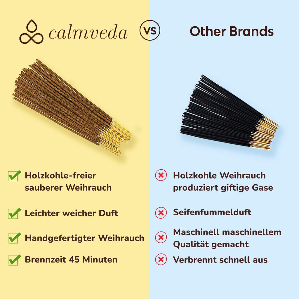 Frankincense Räucherstäbchen Weihrauch mit Myrrh - (80 weihrauch stäbchen) Kirche Räuchern, Recycelte Blüten | Weihrauch zum Räuchern | Räucherstäbchen Set mit räucherwerk