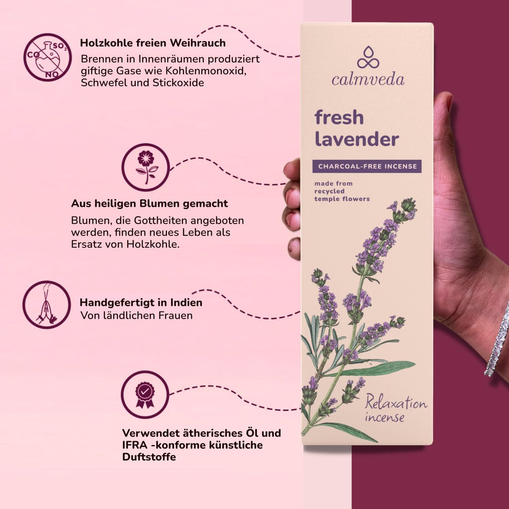Frankincense Räucherstäbchen Weihrauch mit Myrrh - (80 weihrauch stäbchen) Kirche Räuchern, Recycelte Blüten | Weihrauch zum Räuchern | Räucherstäbchen Set mit räucherwerk