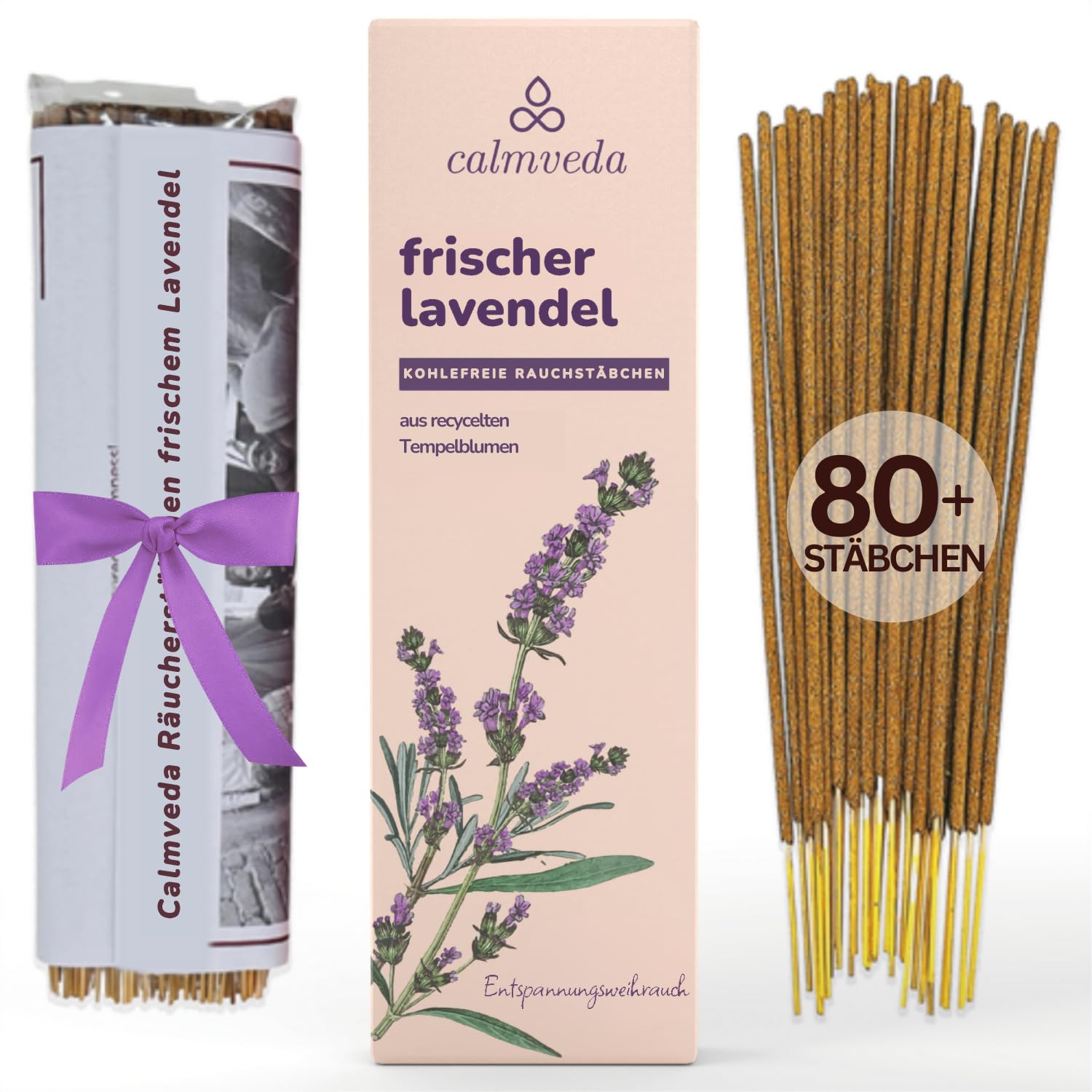 Frankincense Räucherstäbchen Weihrauch mit Myrrh - (80 weihrauch stäbchen) Kirche Räuchern, Recycelte Blüten | Weihrauch zum Räuchern | Räucherstäbchen Set mit räucherwerk