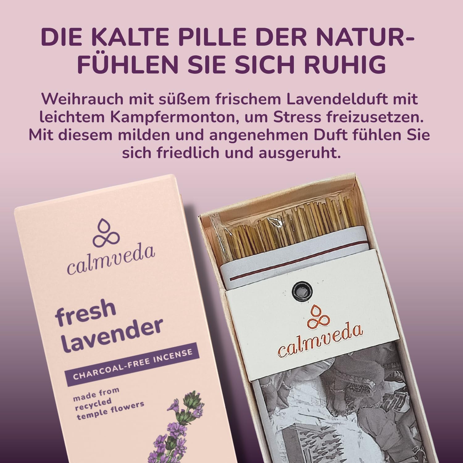 Frankincense Räucherstäbchen Weihrauch mit Myrrh - (80 weihrauch stäbchen) Kirche Räuchern, Recycelte Blüten | Weihrauch zum Räuchern | Räucherstäbchen Set mit räucherwerk