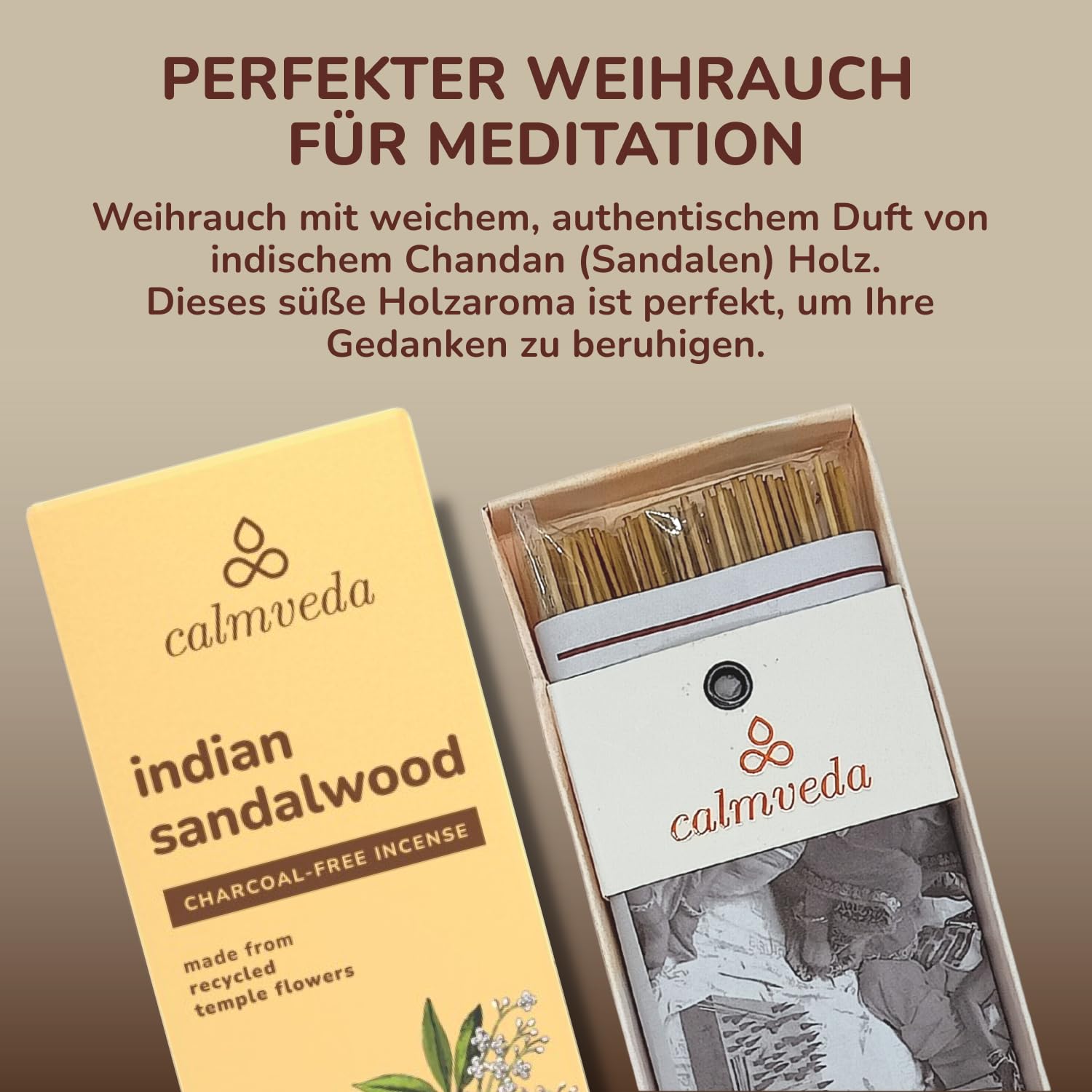 Frankincense Räucherstäbchen Weihrauch mit Myrrh - (80 weihrauch stäbchen) Kirche Räuchern, Recycelte Blüten | Weihrauch zum Räuchern | Räucherstäbchen Set mit räucherwerk