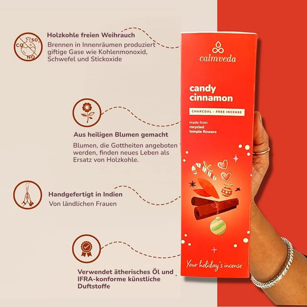 Frankincense Räucherstäbchen Weihrauch mit Myrrh - (80 weihrauch stäbchen) Kirche Räuchern, Recycelte Blüten | Weihrauch zum Räuchern | Räucherstäbchen Set mit räucherwerk