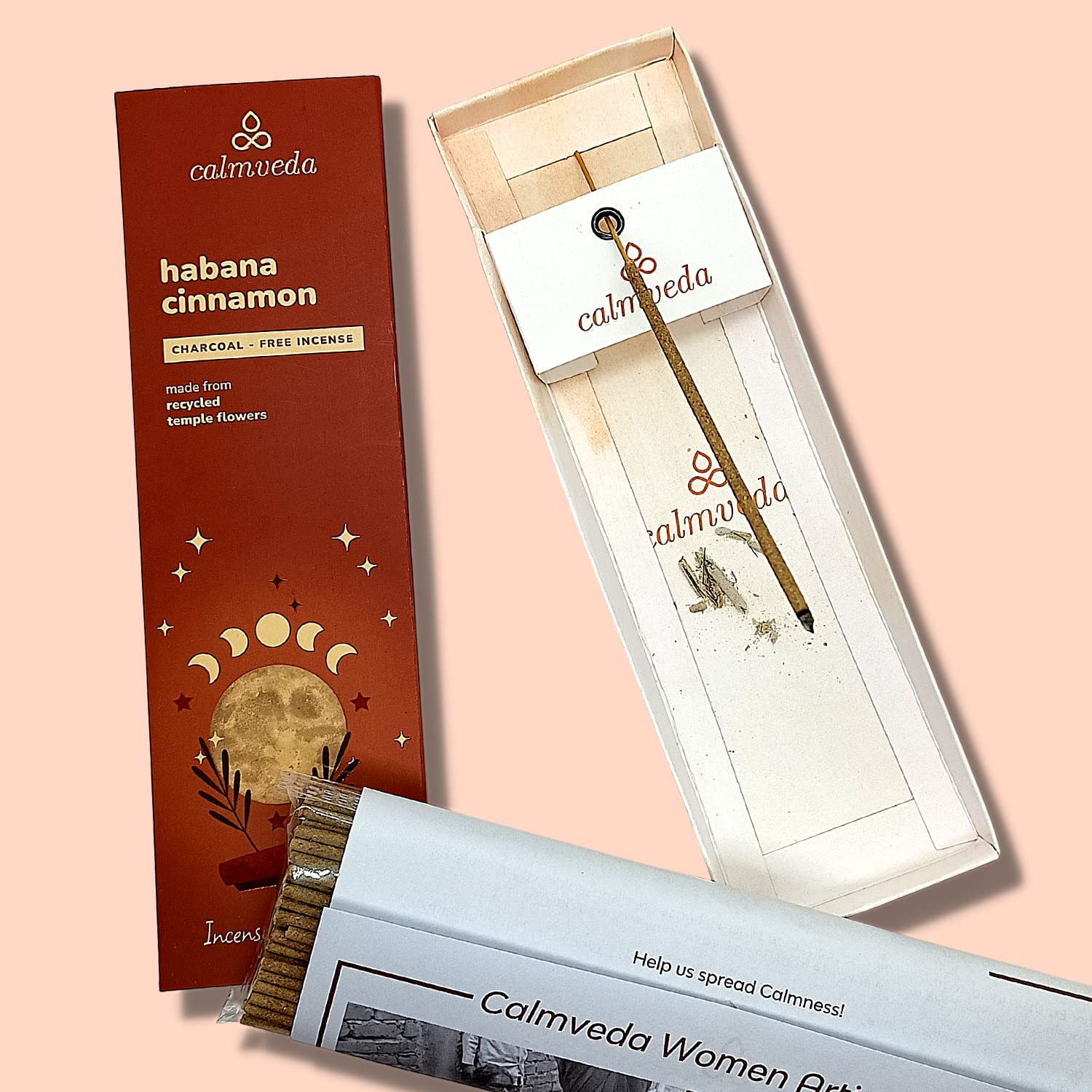Frankincense Räucherstäbchen Weihrauch mit Myrrh - (80 weihrauch stäbchen) Kirche Räuchern, Recycelte Blüten | Weihrauch zum Räuchern | Räucherstäbchen Set mit räucherwerk