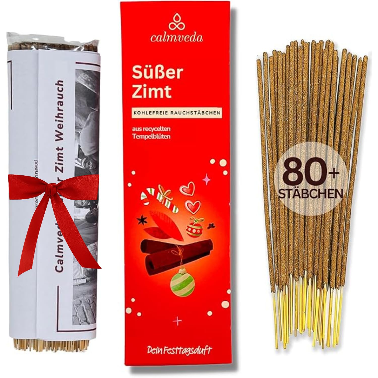 Frankincense Räucherstäbchen Weihrauch mit Myrrh - (80 weihrauch stäbchen) Kirche Räuchern, Recycelte Blüten | Weihrauch zum Räuchern | Räucherstäbchen Set mit räucherwerk